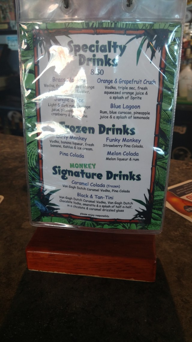 BrassMonkeyDrinkMenu